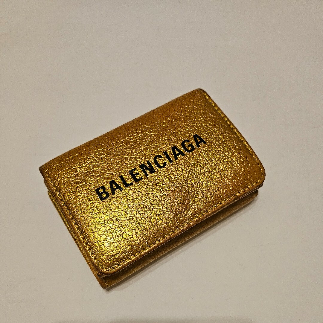 Balenciaga(バレンシアガ)のBALENCIAGA バレンシアガ ミニウォレット コンパクトウォレット ゴール メンズのファッション小物(折り財布)の商品写真