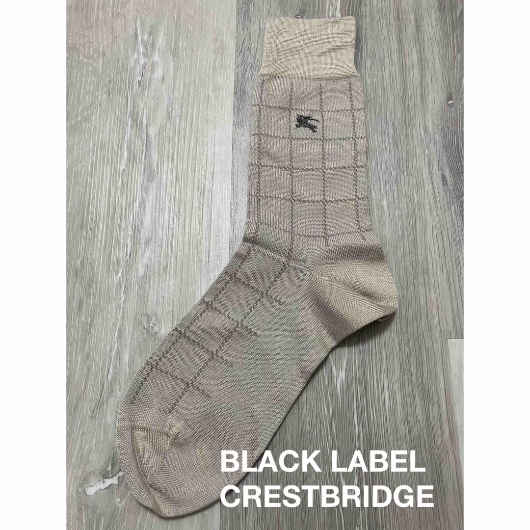 BLACK LABEL CRESTBRIDGE(ブラックレーベルクレストブリッジ)のBLACK LABEL CRESTBRIDGE　靴下　ベージュ レディースのレッグウェア(ソックス)の商品写真