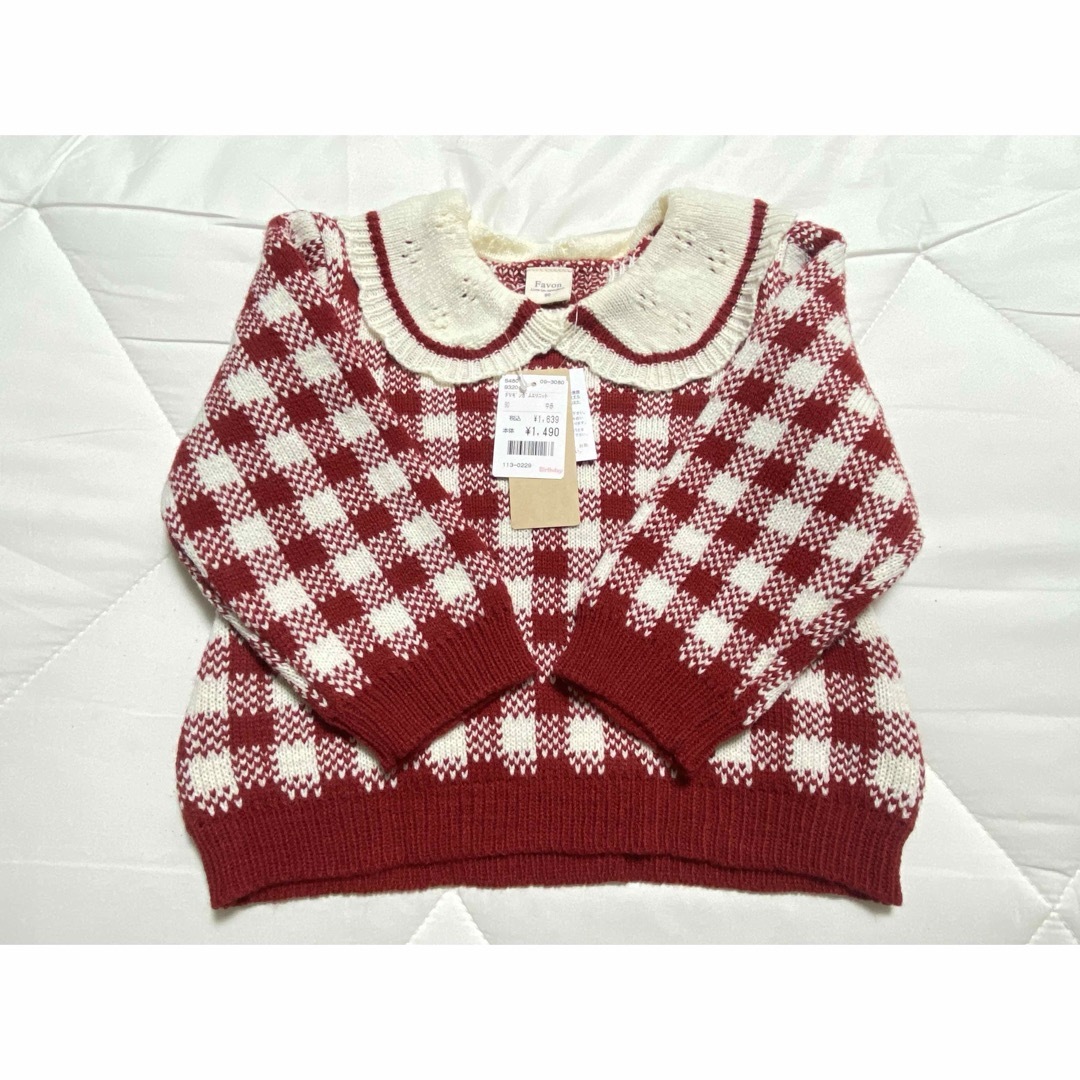 バースデイ(バースデイ)の新品未使用　90 ニット キッズ/ベビー/マタニティのキッズ服女の子用(90cm~)(ニット)の商品写真