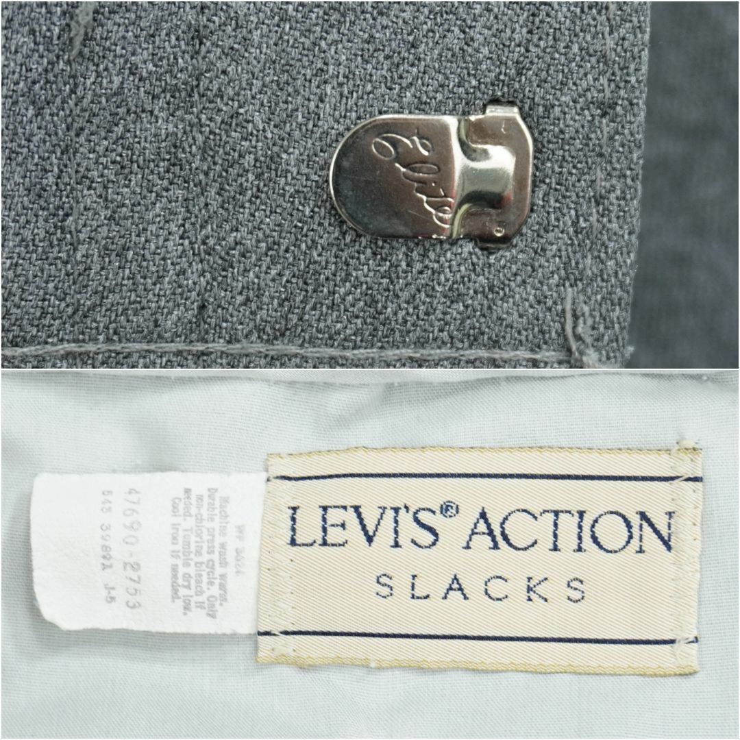 Levi's(リーバイス)のLevi's ACTION SLACKS GRAY 1990s W35.5 メンズのパンツ(スラックス)の商品写真