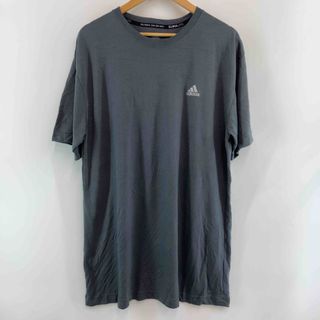 アディダス(adidas)のadidas ダークグレー ワンポイント メンズ アディダス Tシャツ(半袖/袖無し)(Tシャツ/カットソー(半袖/袖なし))