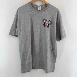 ギルタン(GILDAN)のGILDAN ギルダン グレー ワンポイント バックプリント メンズ  Tシャツ(半袖/袖無し)(Tシャツ/カットソー(半袖/袖なし))