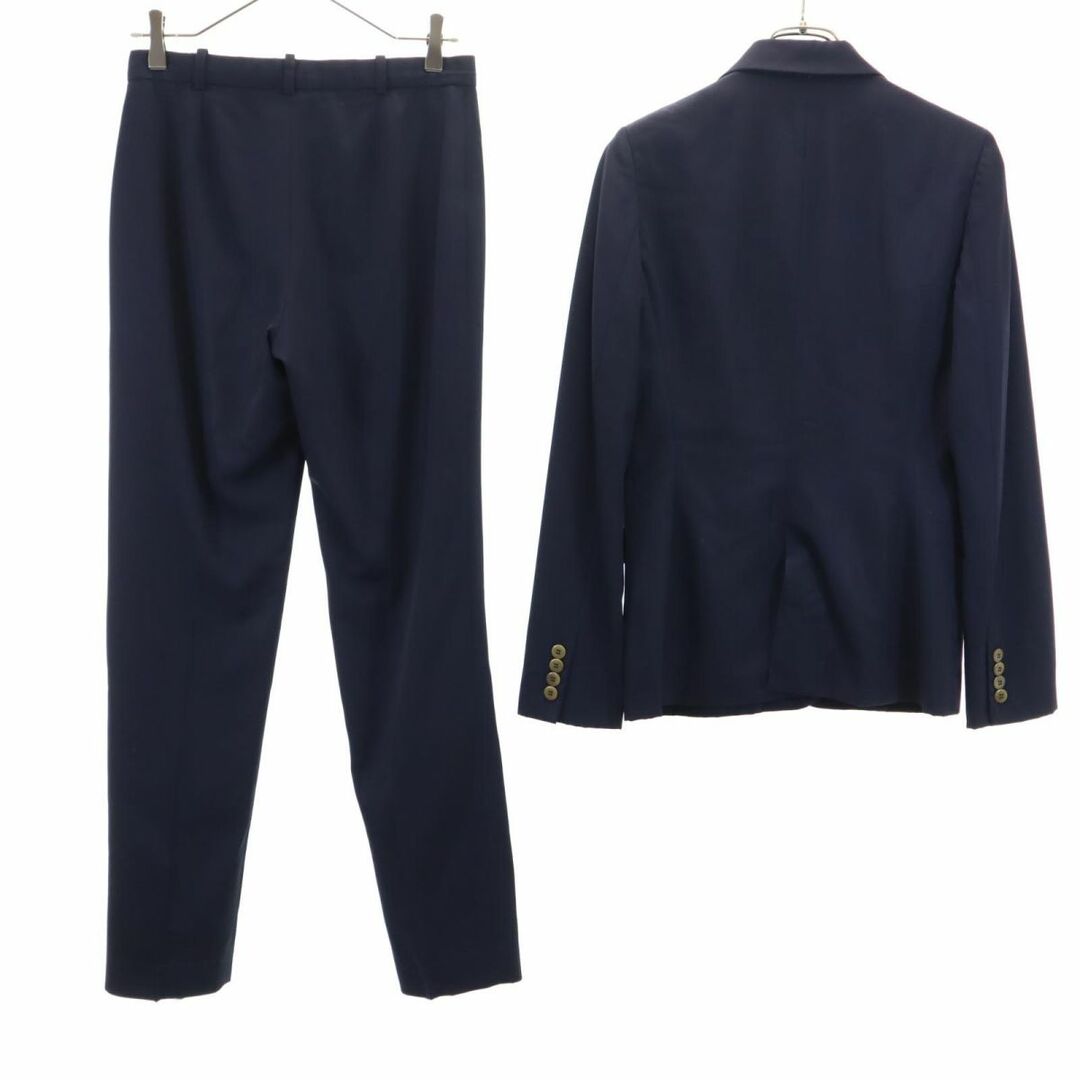 Ralph Lauren(ラルフローレン)のラルフローレン インパクト21 日本製 ウール スーツ 上下セットアップ 9 ネイビー RALPH LAUREN レディース 【中古】  【240222】 レディースのフォーマル/ドレス(スーツ)の商品写真