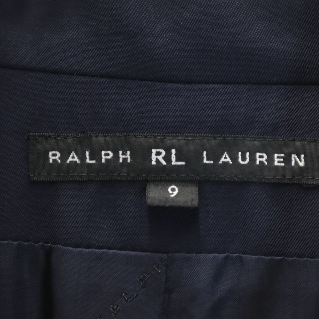 Ralph Lauren(ラルフローレン)のラルフローレン インパクト21 日本製 ウール スーツ 上下セットアップ 9 ネイビー RALPH LAUREN レディース 【中古】  【240222】 レディースのフォーマル/ドレス(スーツ)の商品写真