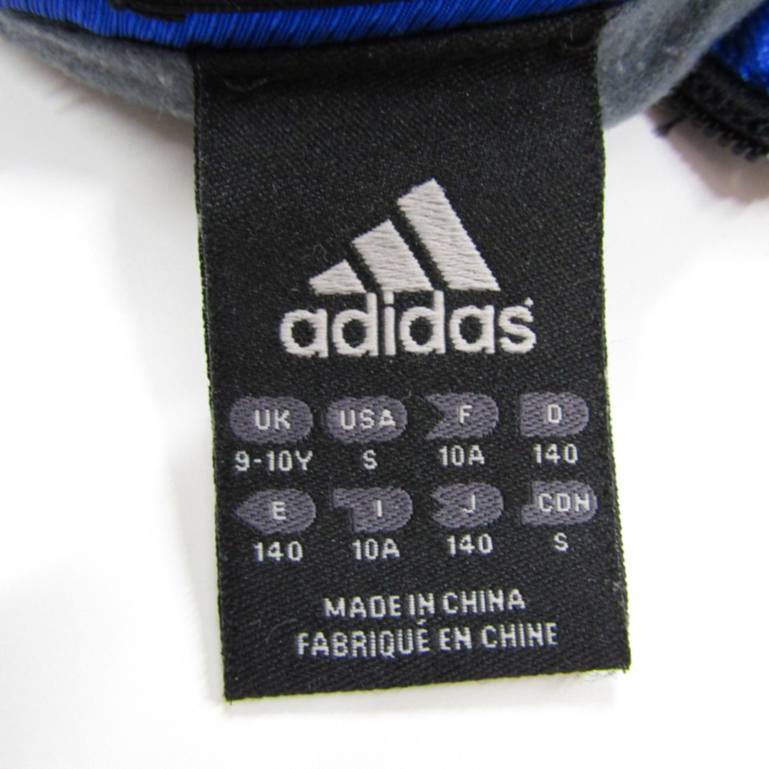 adidas(アディダス)のアディダス ナイロンジャケット ジャンパー アウター キッズ 男の子用 140サイズ ブラック adidas キッズ/ベビー/マタニティのキッズ服女の子用(90cm~)(ジャケット/上着)の商品写真