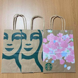 スターバックスコーヒー(Starbucks Coffee)のスタバ★紙袋★ショップ袋★2022さくら&ノーマル(ショップ袋)