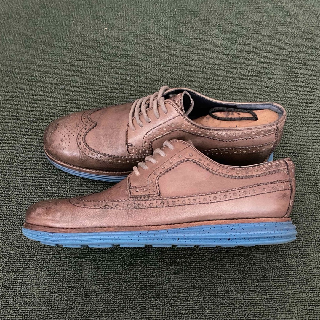 Cole Haan(コールハーン)のCOLEHAAN コールハーン　ウィングチップシューズ　7.5 ブラウン メンズの靴/シューズ(ドレス/ビジネス)の商品写真