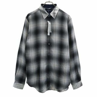 ミハラヤスヒロ(MIHARAYASUHIRO)の未使用 ミハラヤスヒロ オンブレチェック 長袖 シャツ 50 グレー系 MIHARA YASUHIRO メンズ 古着 【240222】 メール便可(シャツ)