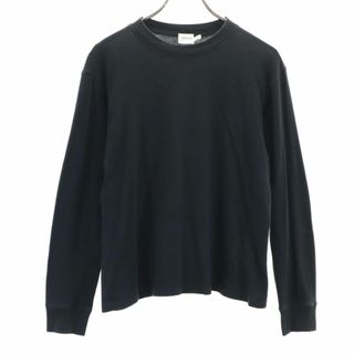 アルマーニ コレツィオーニ(ARMANI COLLEZIONI)のアルマーニコレッツォーニ 長袖 Tシャツ S ブラック系 ARMANI COLLEZIONI ロンT メンズ 古着 【240222】 メール便可(Tシャツ/カットソー(七分/長袖))