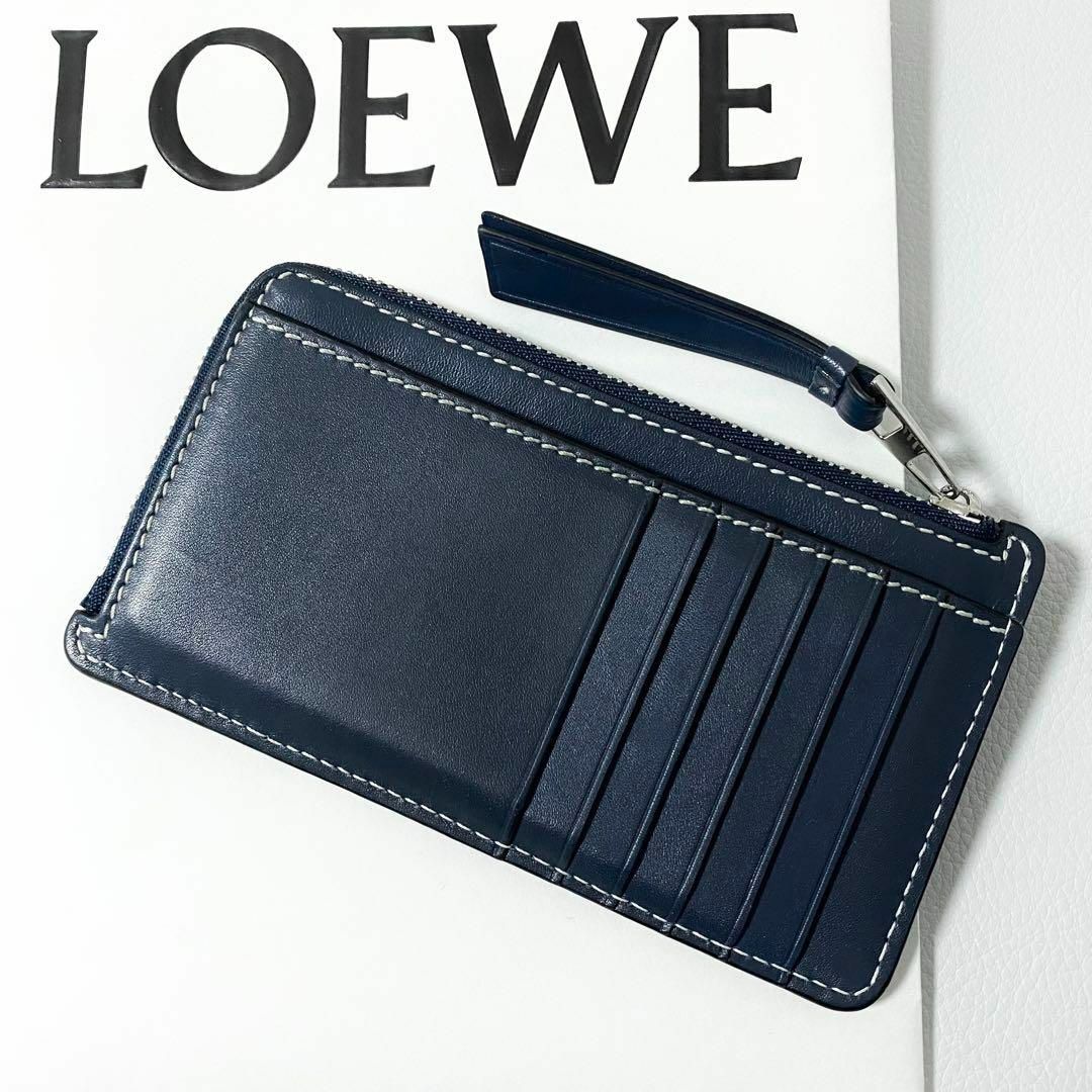 LOEWE(ロエベ)の❤️ロエベ❤️パズル ステッチ コインカードホルダー ネイビー メンズのファッション小物(コインケース/小銭入れ)の商品写真