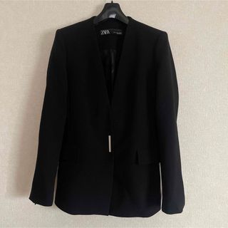 ザラ(ZARA)のノーカラージャケット　セットアップ(スーツ)