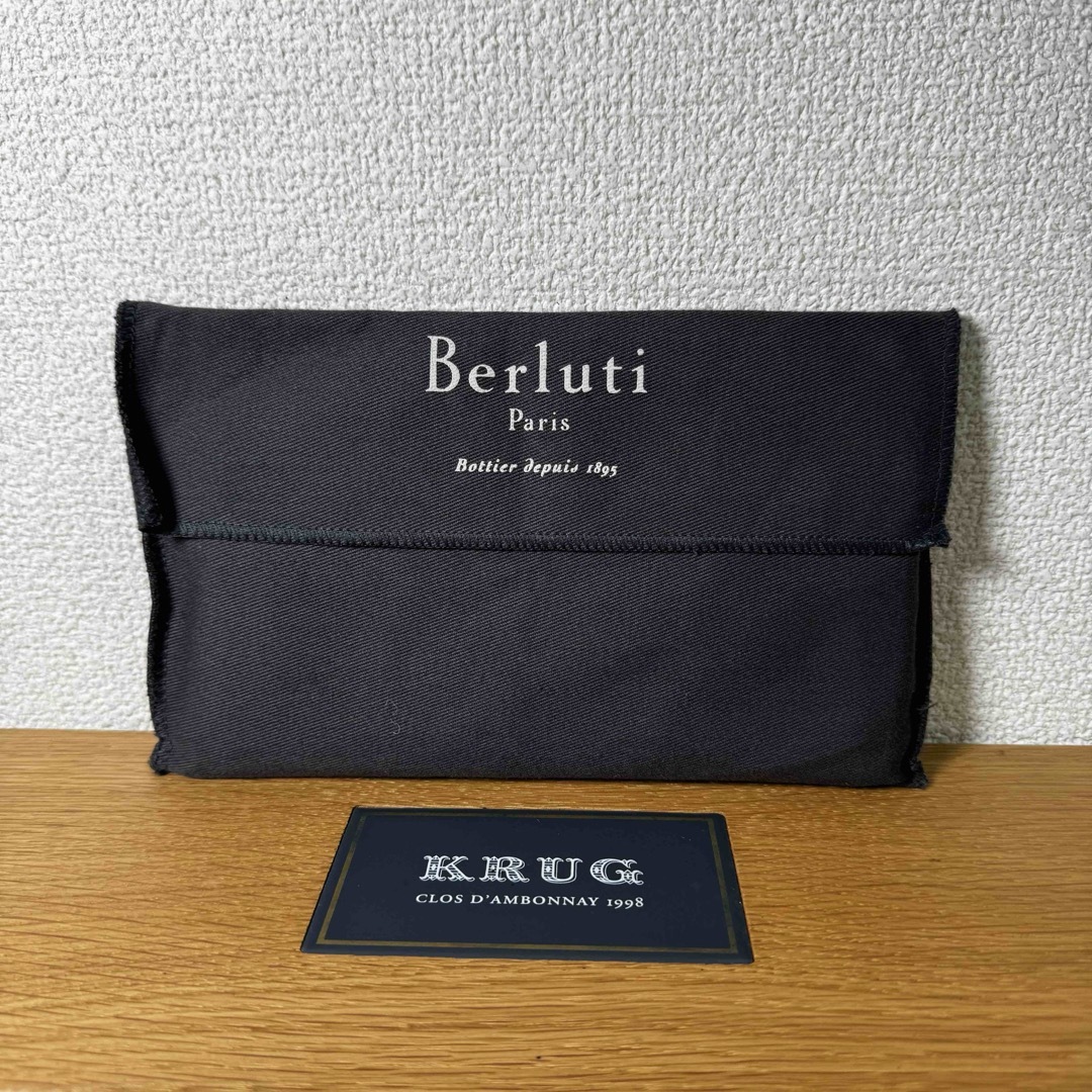 Berluti(ベルルッティ)の廃盤 定価26万円 ベルルッティ エベネ スクリットレザー二つ折り長財布 メンズのファッション小物(長財布)の商品写真