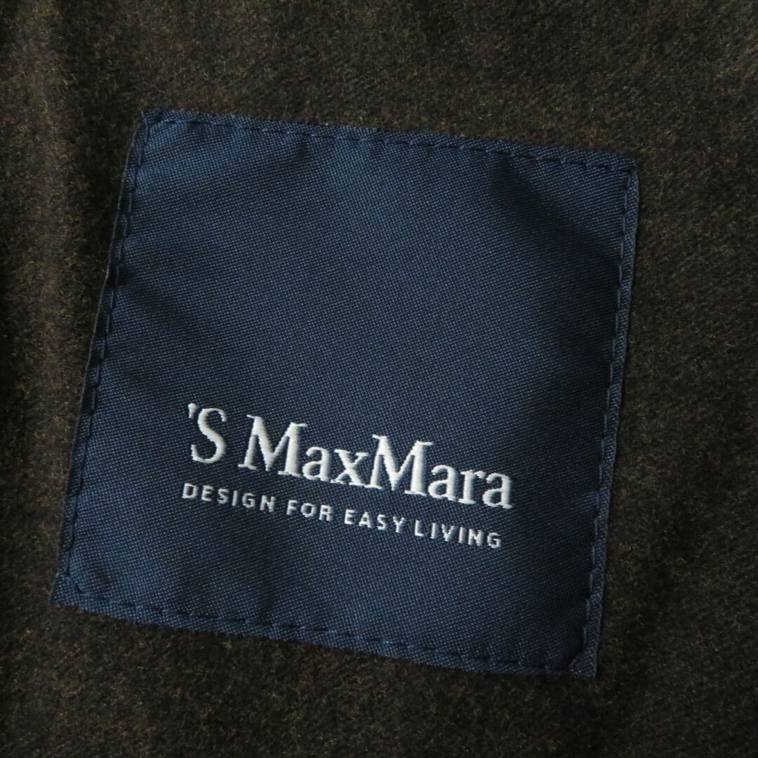 Max Mara(マックスマーラ)の極美品☆正規品 S’MaxMara エスマックスマーラ 90860313 フェイクファー チェスターコート/ロングコート ブラウン 茶 38 レディース レディースのジャケット/アウター(チェスターコート)の商品写真