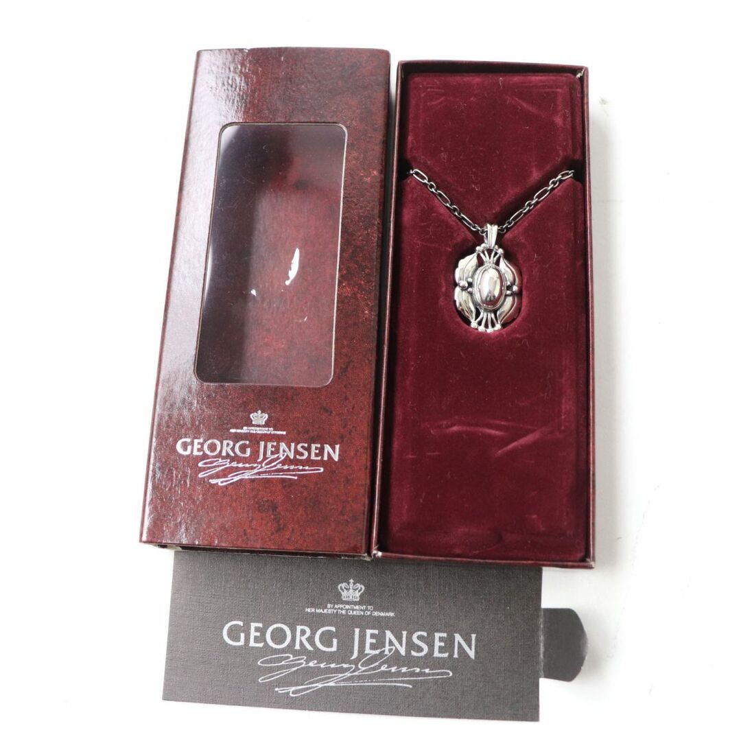 Georg Jensen(ジョージジェンセン)の極美品☆GEORG JENSEN ジョージ ジェンセン 2000年 イヤーペンダント/ネックレス SV925 シルバー 総重量9.4ｇ 箱付き デンマーク製 レディースのアクセサリー(ネックレス)の商品写真