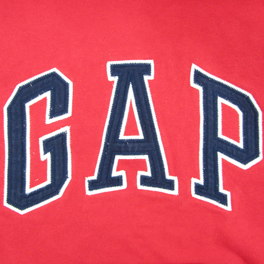 GAP(ギャップ)のギャップ 長袖パーカー フロントロゴ スウェット スエット キッズ 男の子用 XXLサイズ レッド GAP キッズ/ベビー/マタニティのキッズ服女の子用(90cm~)(Tシャツ/カットソー)の商品写真