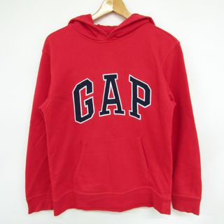 ギャップ(GAP)のギャップ 長袖パーカー フロントロゴ スウェット スエット キッズ 男の子用 XXLサイズ レッド GAP(Tシャツ/カットソー)