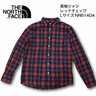 ザノースフェイス(THE NORTH FACE)のノースフェイス 長袖シャツ レッドチェック Lサイズ NR61404(シャツ)