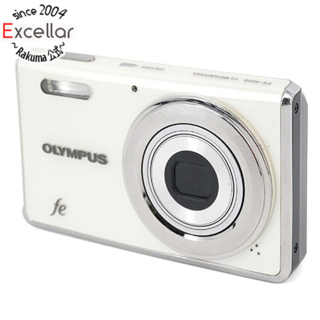 OLYMPUS - OLYMPUS CAMEDIA FE-4000 ホワイト/1200万画素の通販 by