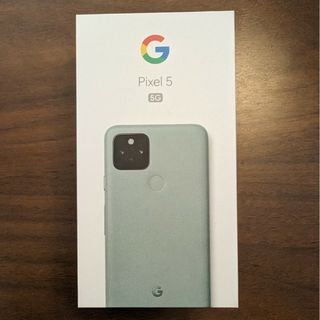 グーグルピクセル(Google Pixel)のPixel5セット(空箱、Spigenクリアケース、ガラス保護フィルム)(保護フィルム)