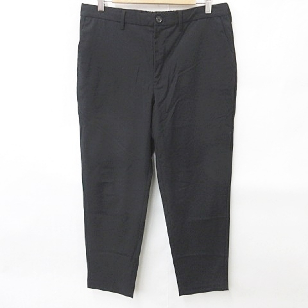 GU(ジーユー)のGU パンツ 2枚セット ストレート ロング コーデュロイ 茶 黒 XL メンズのパンツ(スラックス)の商品写真