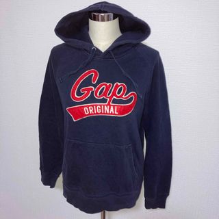 ギャップ(GAP)の⭐️GAP ギャップ メンズ パーカー Sサイズ ネイビー 綿混(パーカー)