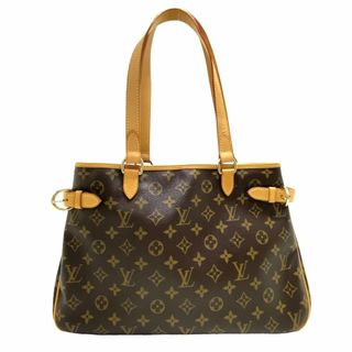 ルイヴィトン(LOUIS VUITTON)の【限定価格】LOUIS VUITTON ルイヴィトン トートバッグ モノグラム バティニョールオリゾンタル ハンドバッグ 肩掛け 鞄 かばん M51154    ブラウン 茶 ゴールド金具 レディース【中古品】(トートバッグ)