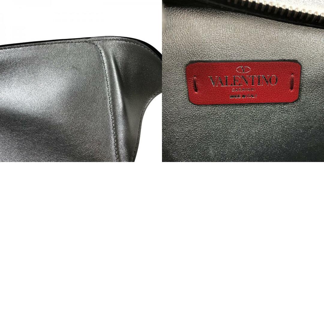 VALENTINO(ヴァレンティノ)の　ヴァレンティノ VALENTINO VLTNロゴ ウエストバッグ シルバー レザー ユニセックス ウエストバッグ レディースのバッグ(ボディバッグ/ウエストポーチ)の商品写真