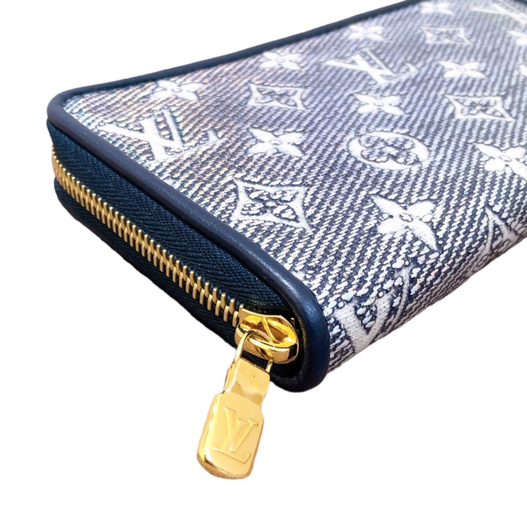 LOUIS VUITTON(ルイヴィトン)の　ルイ・ヴィトン LOUIS VUITTON ジッピー・ウォレット M82468 ネイビー×ホワイト モノグラム・ジャカード メンズ 長財布 メンズのファッション小物(長財布)の商品写真