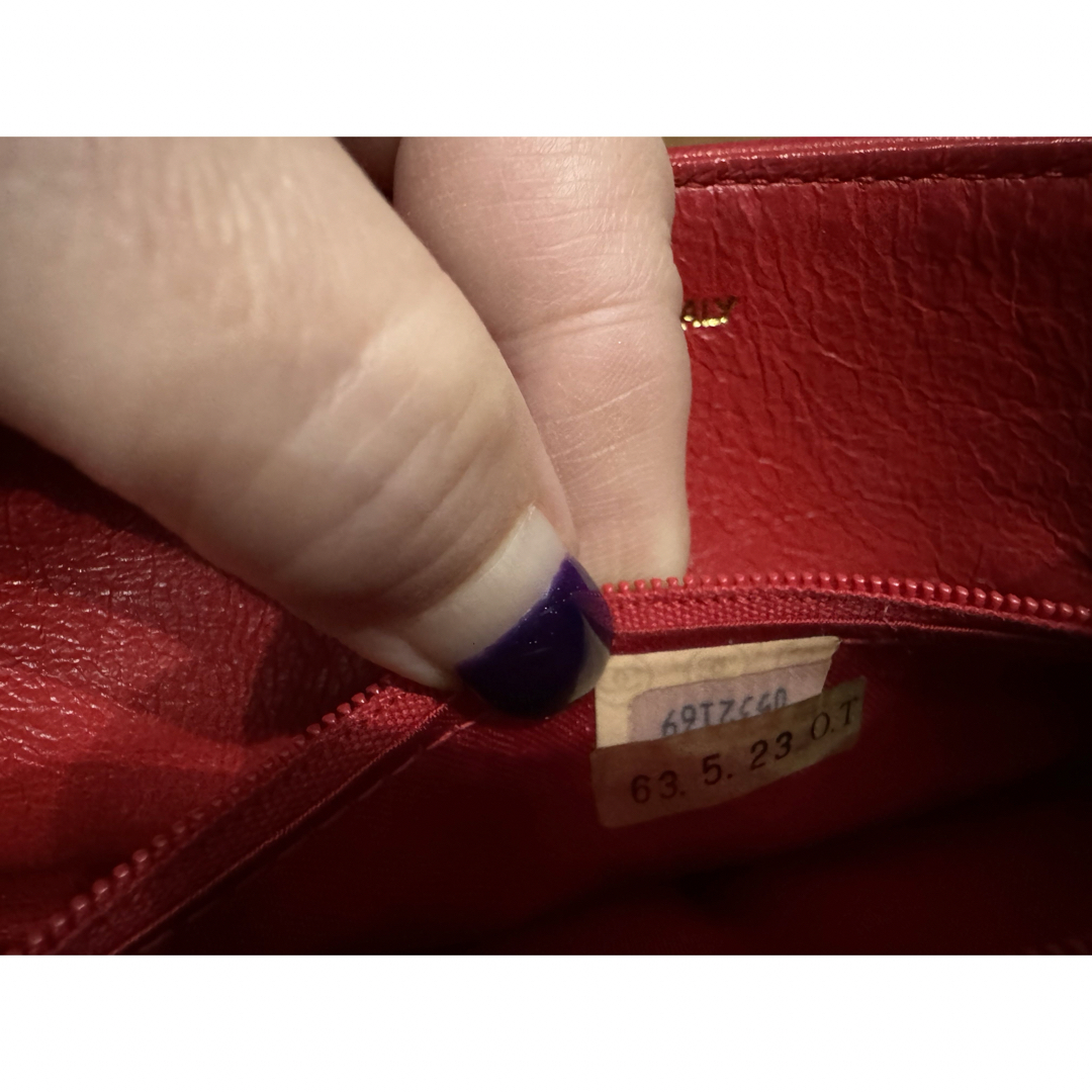 CHANEL(シャネル)のみい様専用ヴィンテージシャネル　赤ミニポーチ レディースのバッグ(ショルダーバッグ)の商品写真