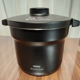 サーモス(THERMOS)のサーモス 真空保温調理器シャトルシェフ ブラック 4.3L KBJ-4500 …(鍋/フライパン)