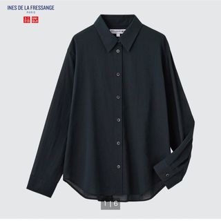 ユニクロ(UNIQLO)のUNIQLO シアーコットンリラックスシャツ(シャツ/ブラウス(長袖/七分))