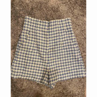 ザラ(ZARA)のZARA 千鳥柄ショートパンツ(ショートパンツ)