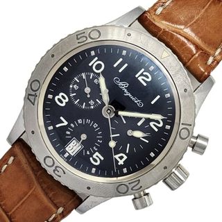 ブレゲ(Breguet)の　ブレゲ Breguet トランスアトランティク タイプXX 3820 ブラック  SS 自動巻き メンズ 腕時計(その他)