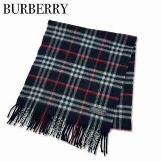 バーバリー(BURBERRY)のバーバリーズ チェック カシミヤ100% マフラー ストール メンズ レディース(マフラー/ショール)