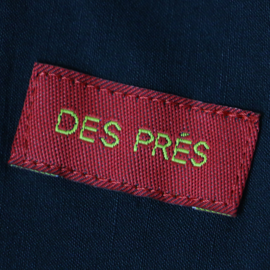 DES PRES(デプレ)の美品 DES PRES デプレ パンツ セミワイド ブラック 黒 サイズ:32(5号) ハイウエスト ウエストゴム ストレッチ リネン ナイロン 麻 日本製 ブランド ボトムス ズボン【レディース】【中古】 レディースのパンツ(カジュアルパンツ)の商品写真