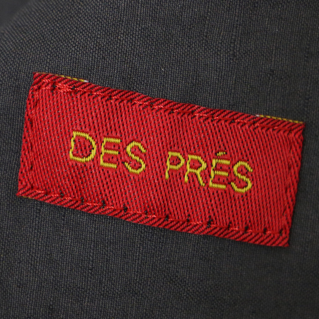 DES PRES(デプレ)の美品 DES PRES デプレ パンツ セミワイド チャコールグレー サイズ:32(5号) ハイウエスト ウエストゴム ストレッチ リネン ナイロン 麻 ボトムス ズボン 日本製 ブランド【レディース】【中古】 レディースのパンツ(カジュアルパンツ)の商品写真