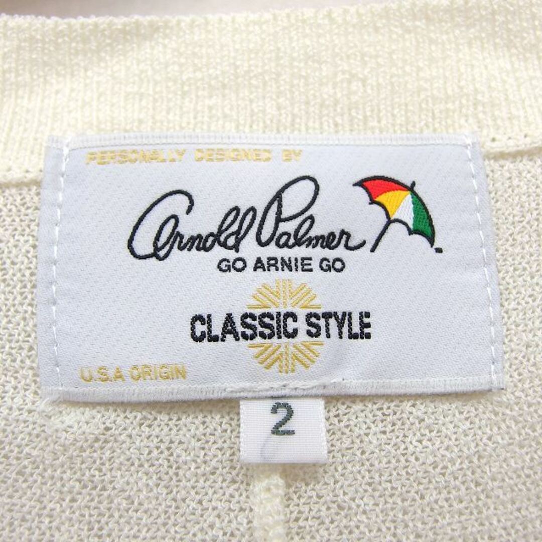 Arnold Palmer(アーノルドパーマー)のアーノルドパーマー Arnold Palmer カーディガン シンプル ロゴ レディースのトップス(カーディガン)の商品写真