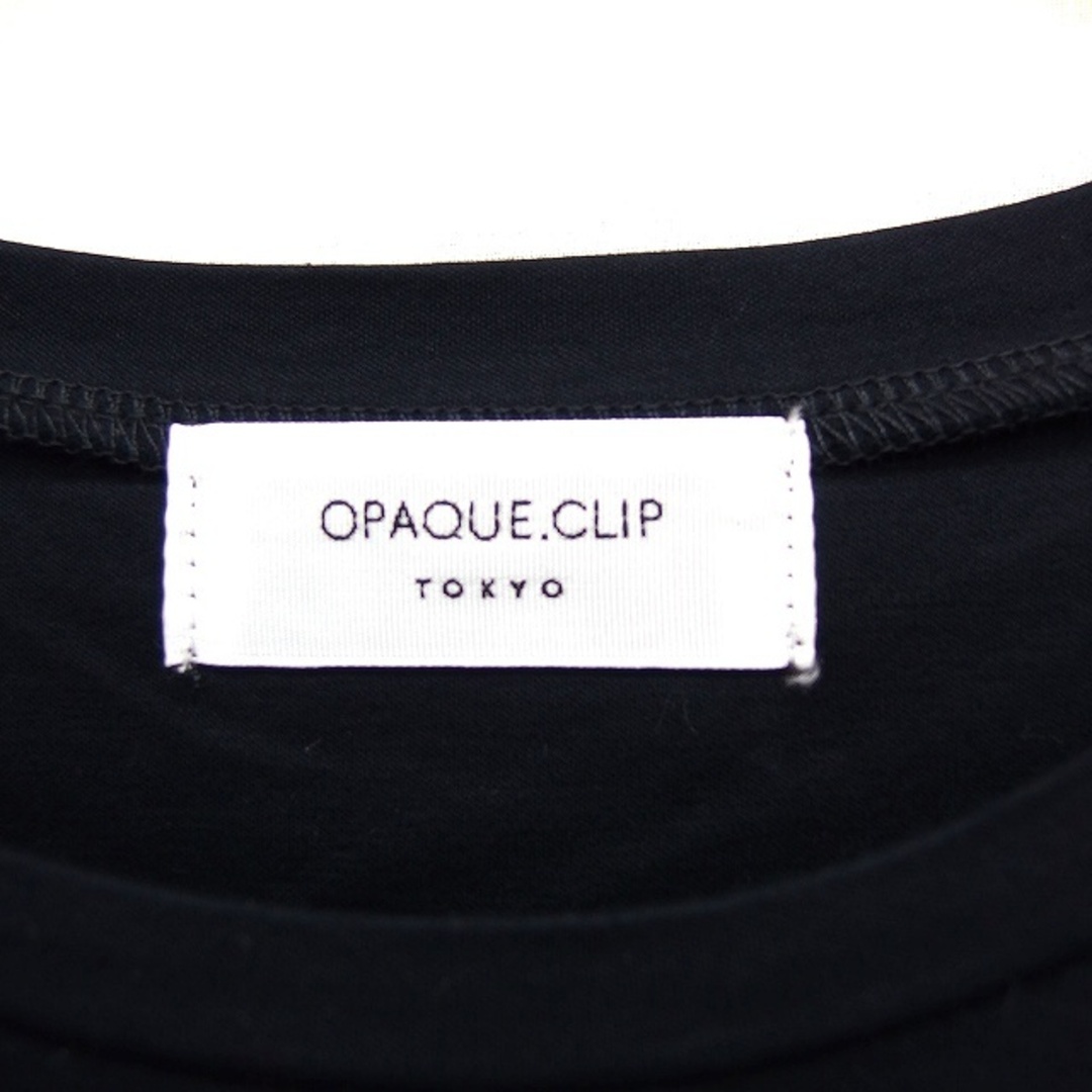 OPAQUE.CLIP(オペークドットクリップ)のオペークドットクリップ OPAQUE.CLIP ノースリーブチュニック ブラック レディースのトップス(チュニック)の商品写真