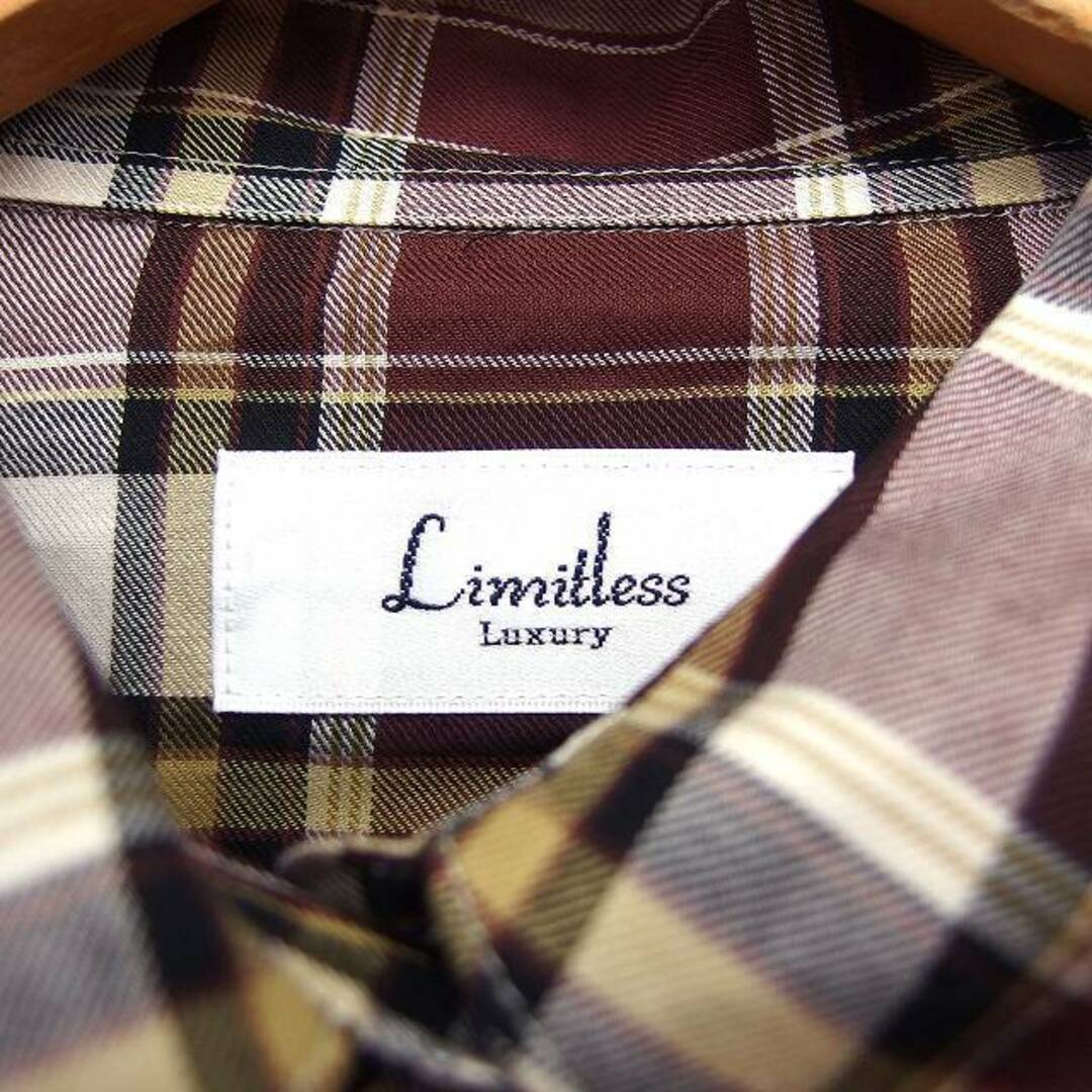LIMITLESS LUXURY(リミットレスラグジュアリー)のリミットレスラグジュアリー LIMITLESS LUXURY チェック シャツ レディースのトップス(シャツ/ブラウス(長袖/七分))の商品写真