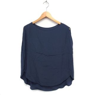 スピックアンドスパン(Spick & Span)のSpick&Span シルクブレンド ノースリーブシャツ ブラウス ボートネック(シャツ/ブラウス(半袖/袖なし))