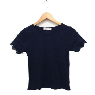 ミッシュマッシュ(MISCH MASCH)のミッシュマッシュ MISCH MASCH リブ カットソー Tシャツ 丸首 半袖(カットソー(半袖/袖なし))