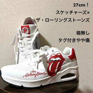 スケッチャーズ(SKECHERS)の27cm！スケッチャーズ×ザ・ローリングストーンズ 古着スニーカー箱無しタグ付き(スニーカー)