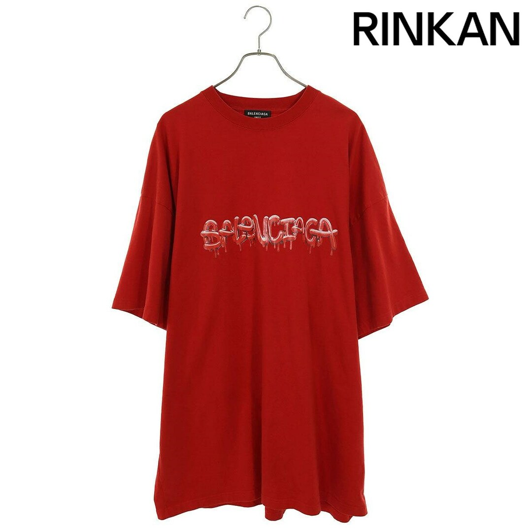 Balenciaga(バレンシアガ)のバレンシアガ  676589 TLVF1 スライムロゴプリントTシャツ メンズ 4 メンズのトップス(Tシャツ/カットソー(半袖/袖なし))の商品写真