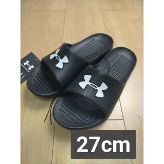 アンダーアーマー(UNDER ARMOUR)の【専用】アンダーアーマー サンダル 27cm ブラックシャワーサンダル UA(サンダル)