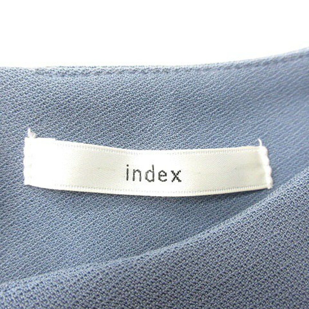 INDEX(インデックス)のインデックス ブラウス 長袖 M 水色 ライトブルー ■MO レディースのトップス(シャツ/ブラウス(長袖/七分))の商品写真