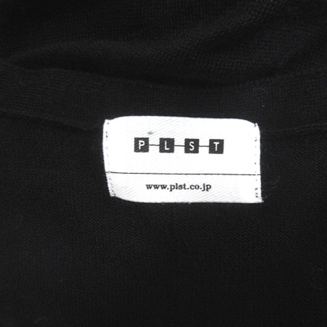 PLST(プラステ)のプラステ PLST ニットカーディガン ウール 長袖 2 黒 ブラック /AU レディースのトップス(カーディガン)の商品写真