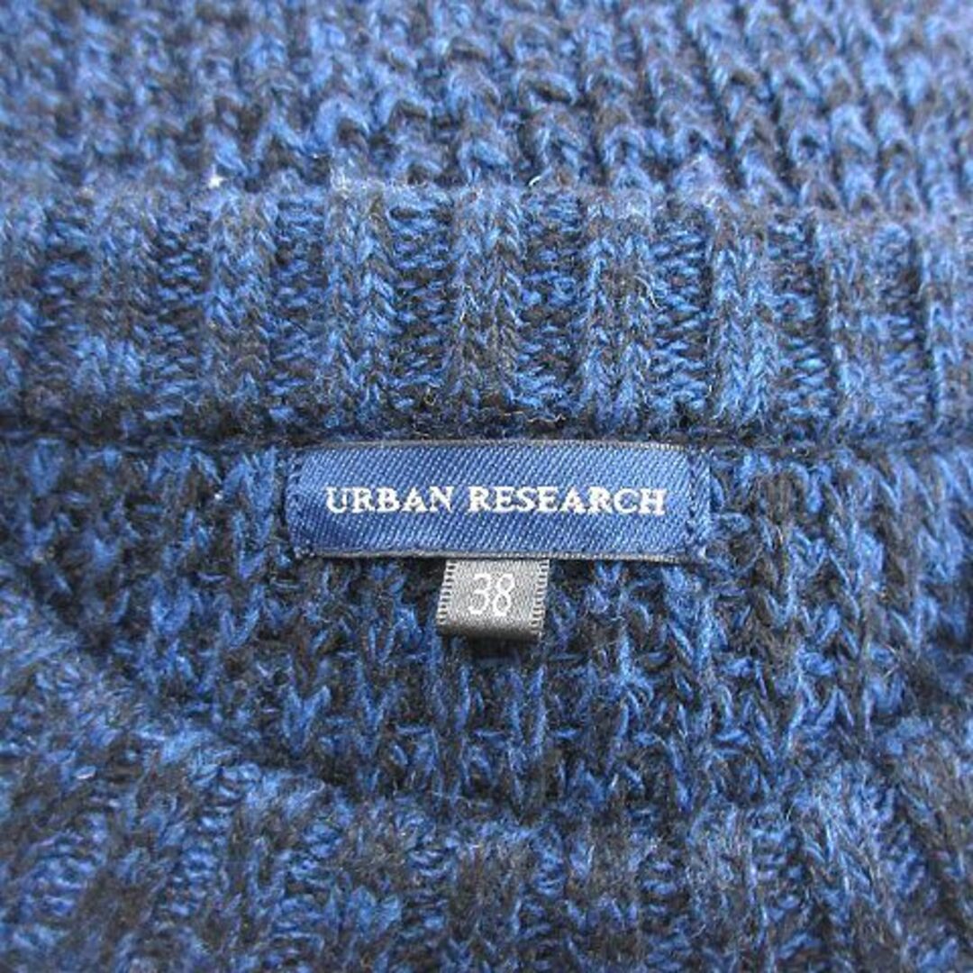 URBAN RESEARCH(アーバンリサーチ)のアーバンリサーチ ニットセーター クルーネック 長袖 38 紺 ネイビー /AU メンズのトップス(ニット/セーター)の商品写真