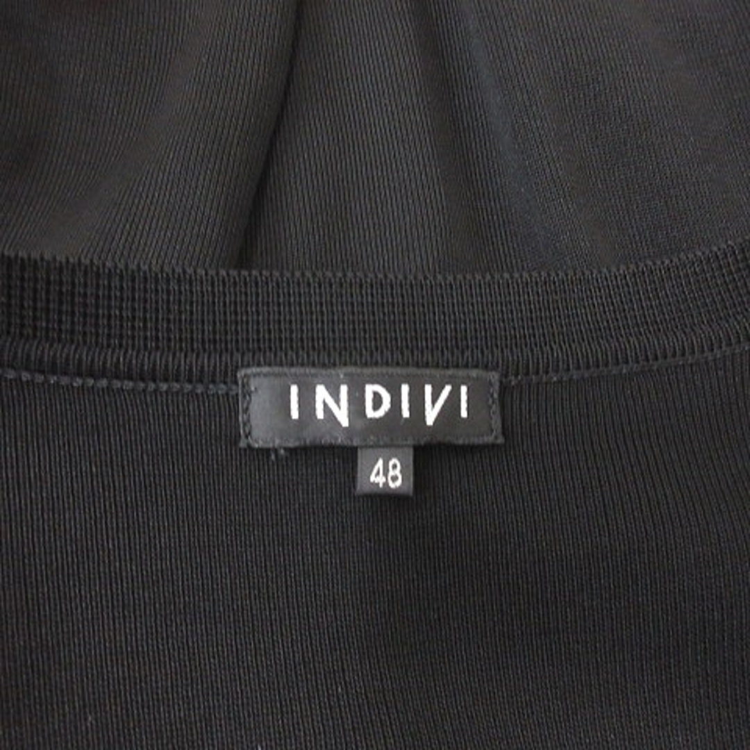 INDIVI(インディヴィ)のインディヴィ カットソー 長袖 48 黒 ブラック /YI レディースのトップス(カットソー(長袖/七分))の商品写真