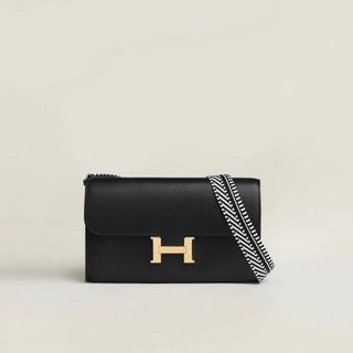 エルメス(Hermes)の新品　エルメス　コンスタンストゥーゴー　ノワール　ゴールド金具　バンドリエール(ショルダーバッグ)