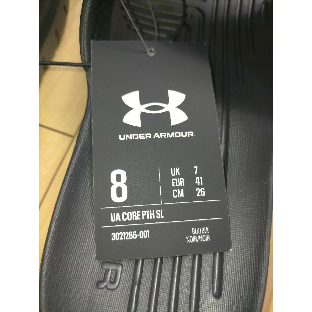 UNDER ARMOUR(アンダーアーマー)のアンダーアーマー サンダル 26cm ブラックシャワーサンダル UA メンズの靴/シューズ(サンダル)の商品写真